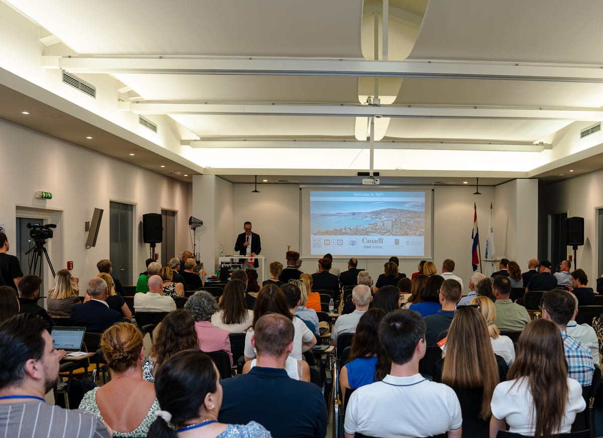 Delegates seated in the hall at AI Powered Medicine 2026 in Split